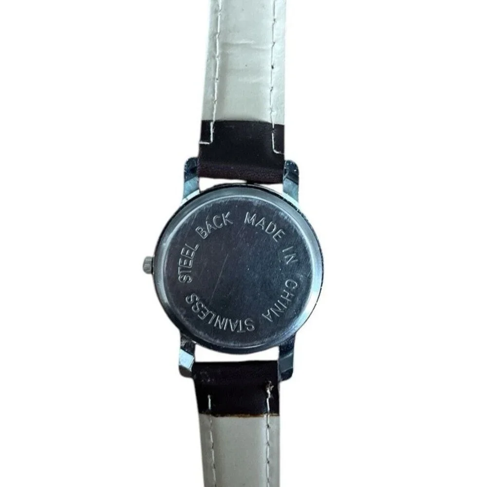 Rebecca Collection Ladies Fashion Wristwatch Brown Strap New Battery